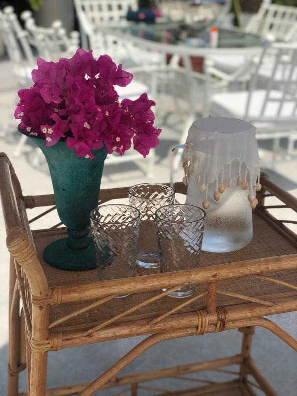 Aranáz Shell Glass And Pitcher Cover Sets