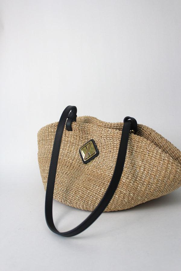 Aranáz Theresa Large (Natural With Black Leather)