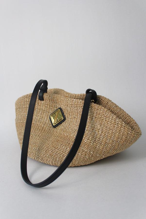 Aranáz Theresa Large (Natural With Black Leather)