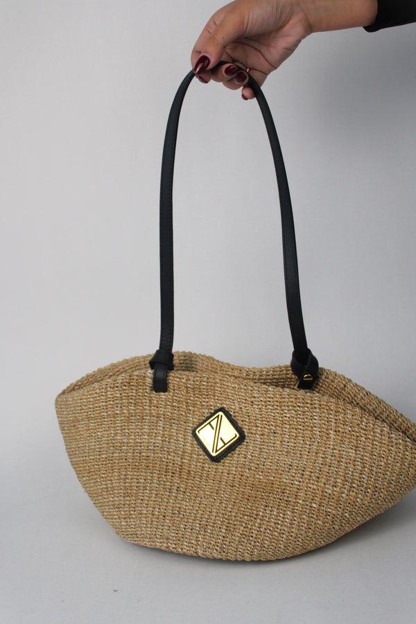 aranáz Theresa Large (Natural with Black Leather)