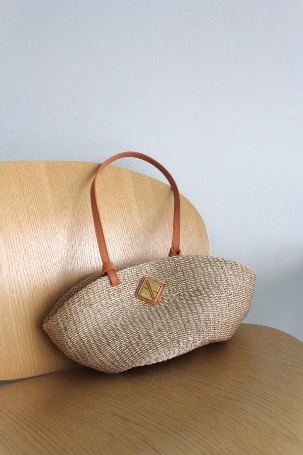 Aranáz Theresa Large (Natural With Tan Leather)