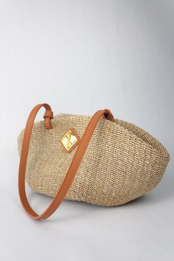 Aranáz Theresa Large (Natural With Tan Leather)