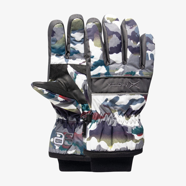 arctix Kids Camo Whiteout Gloves