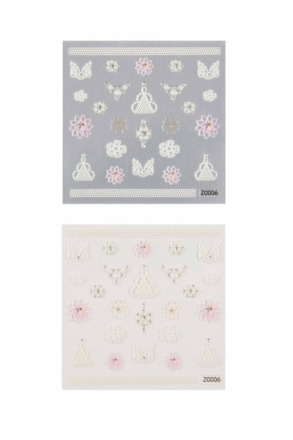 Ardell Nail Addict Decal Lace & Gems