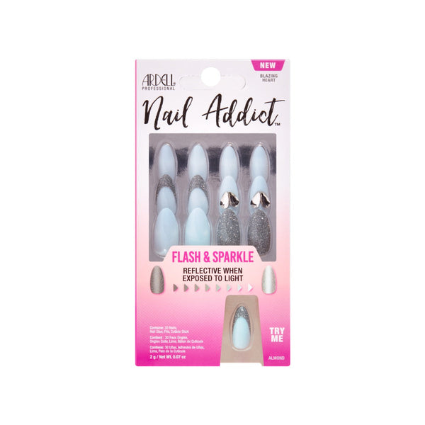 ardell Nail Addict Flash & Sparkle Blazing Heart