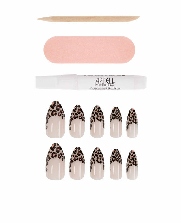 Ardell Nail Addict French Leopard