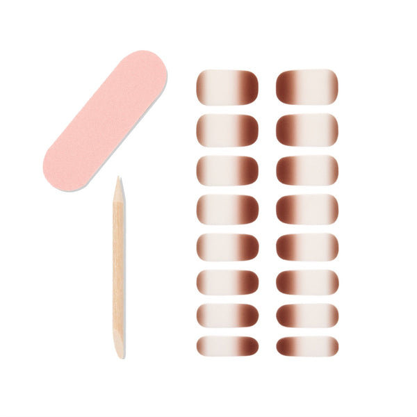 Ardell Nail Addict Gel Nail Strips - Caramel Kisses