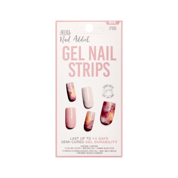 ardell Nail Addict Gel Nail Strips - Cheers to Rosé