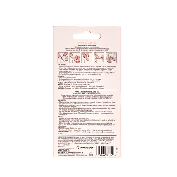 Ardell Nail Addict Gel Nail Strips - Mocha Latte