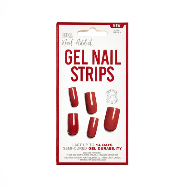 ardell Nail Addict Gel Nail Strips - Pure Paprika