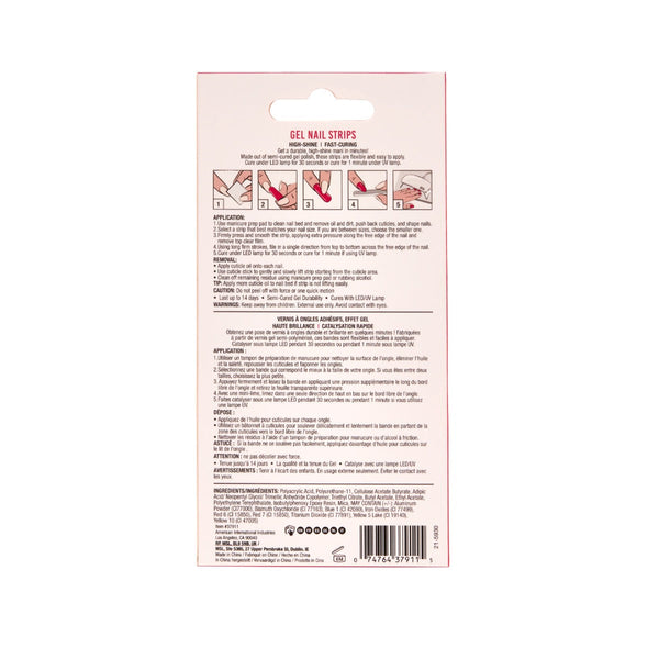 Ardell Nail Addict Gel Nail Strips - Rouge