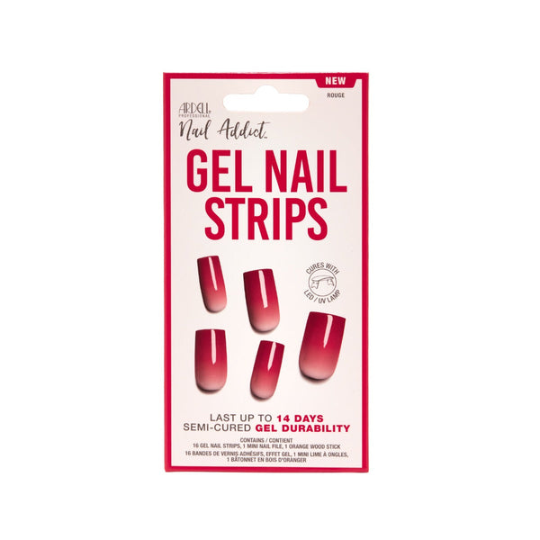 ardell Nail Addict Gel Nail Strips - Rouge