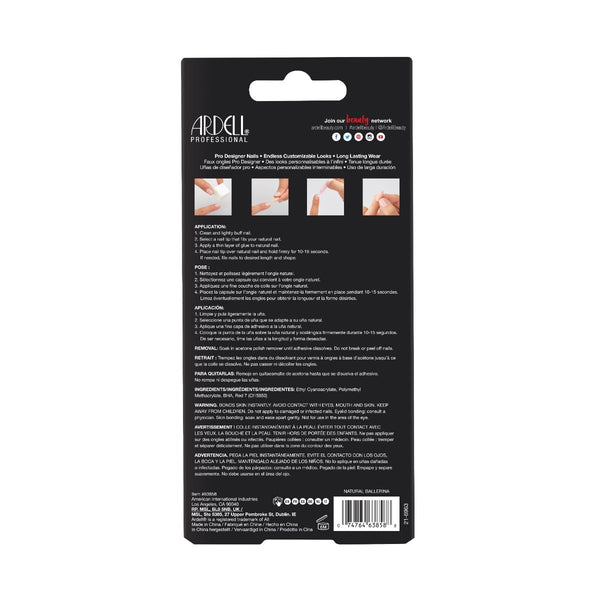 Ardell Nail Addict Natural Ballerina Multipack