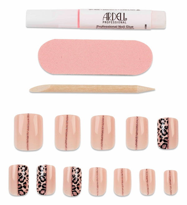 Ardell Nail Addict Premium Nail Set Cheetah Accent