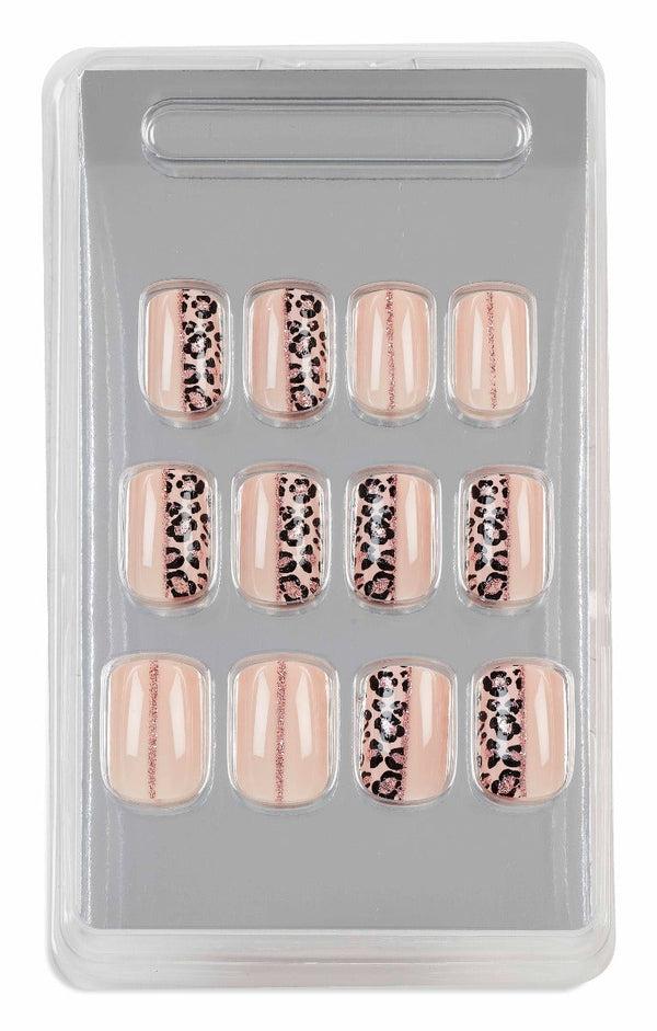Ardell Nail Addict Premium Nail Set Cheetah Accent
