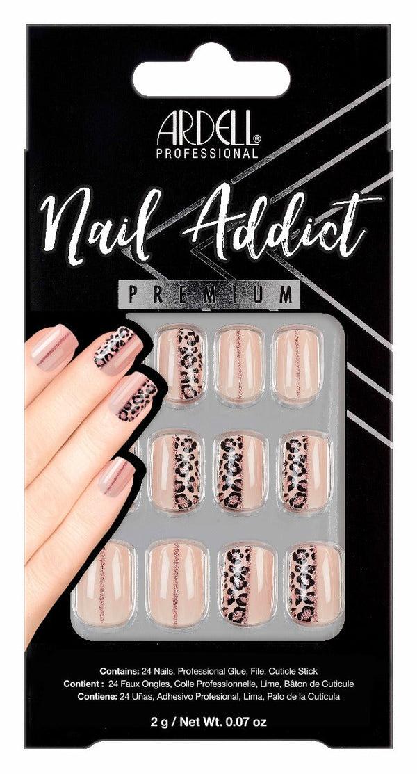 ardell Nail Addict Premium Nail Set Cheetah Accent