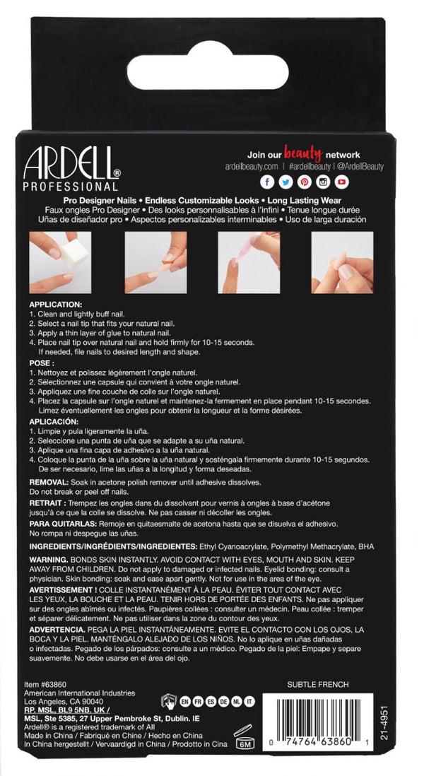 Ardell Nail Addict Subtle French