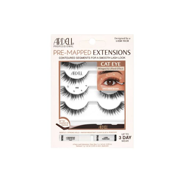 ardell Pre-Mapped Extensions Cat Eye 4 Pack
