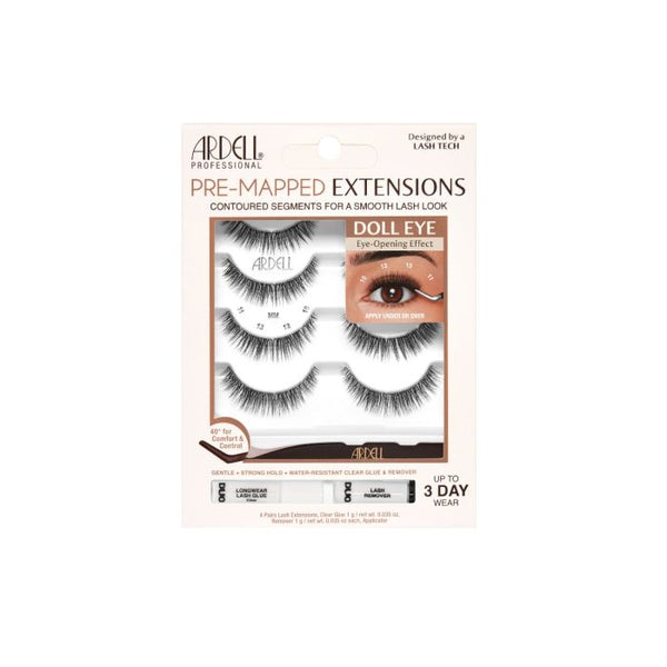ardell Pre-Mapped Extensions Doll Eye 4 Pack