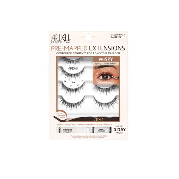 ardell Pre-Mapped Extensions Wispy 4 Pack