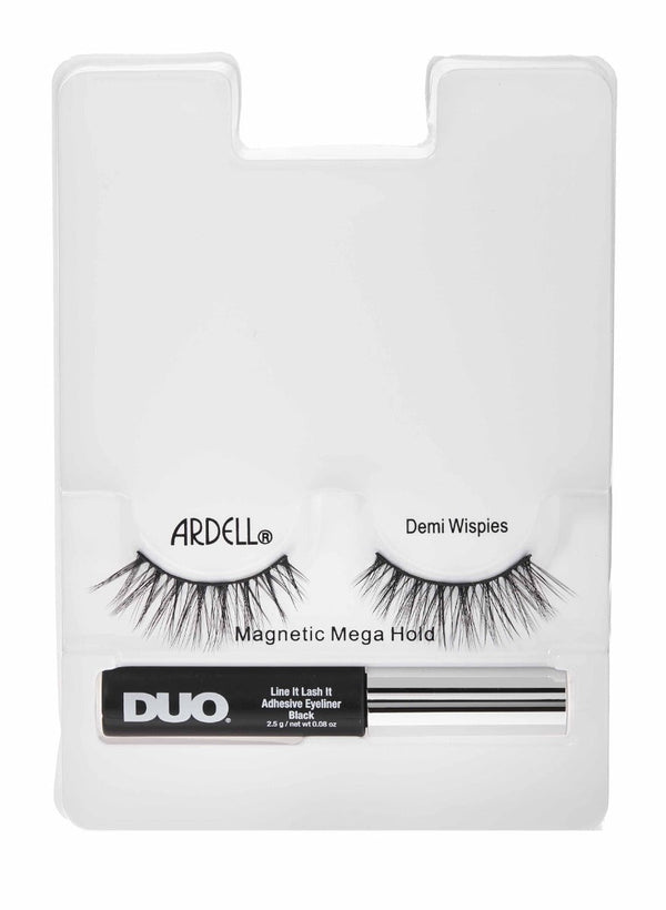 Ardell Magnetic Megahold Liner & Lash Kit Demi Wispies