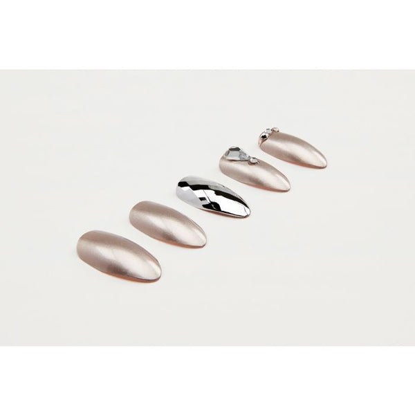 Ardell Nail Addict Premium Artificial Nail Set - Champagne Ice