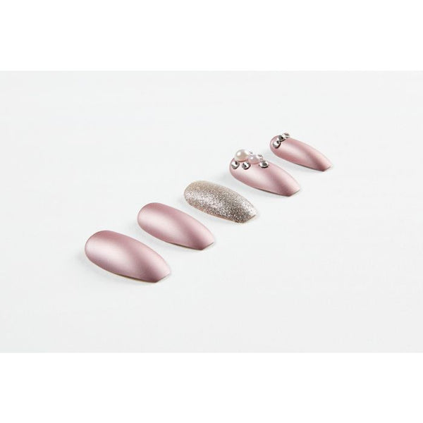 Ardell Nail Addict Premium Artificial Nail Set - Metallic Lilac Pearl