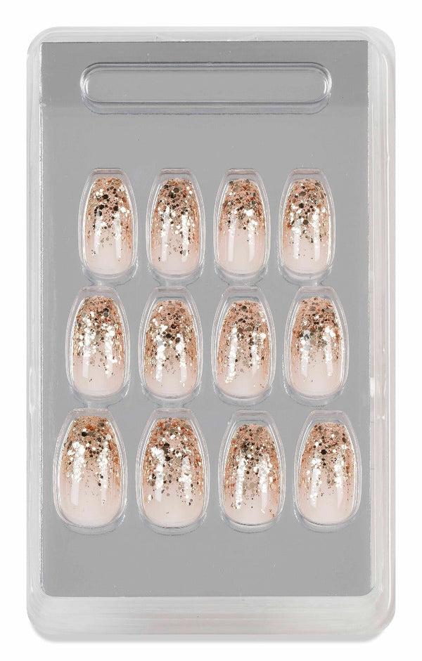 Ardell Nail Addict Premium Nail Set Dripping In Gold