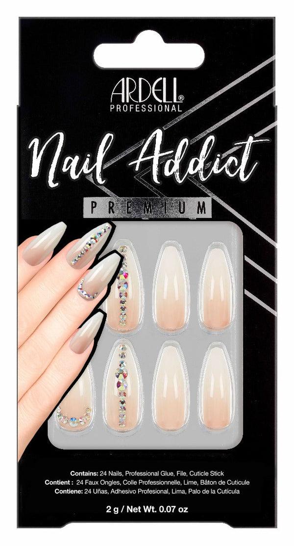 ardell Nail Addict Premium Nail Set Nude Light Crystals