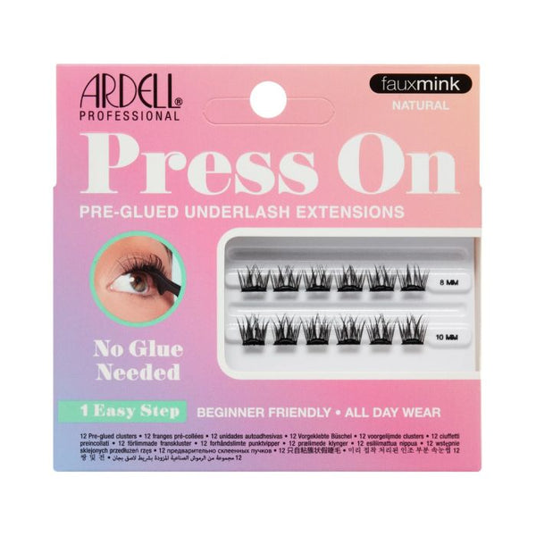 ardell Press On Underlash Extensions Faux Mink Natural 12 ct