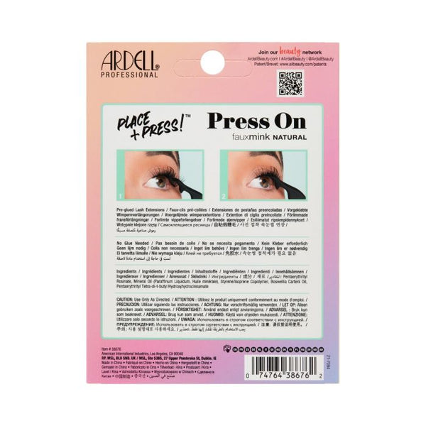 Ardell Press On Underlash Extensions Faux Mink Natural 30 Ct