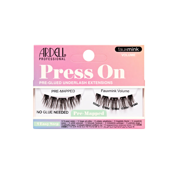 ardell Press On Underlash Extensions Pre-Mapped Faux Mink Volume