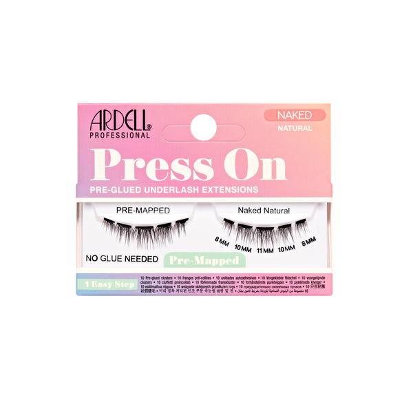 ardell Press On Underlash Extensions Pre-Mapped Naked Natural