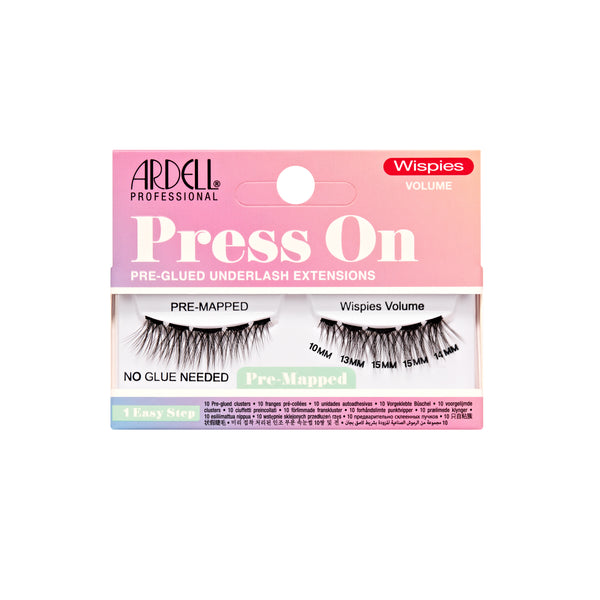 ardell Press On Underlash Extensions Pre-Mapped Wispies Volume