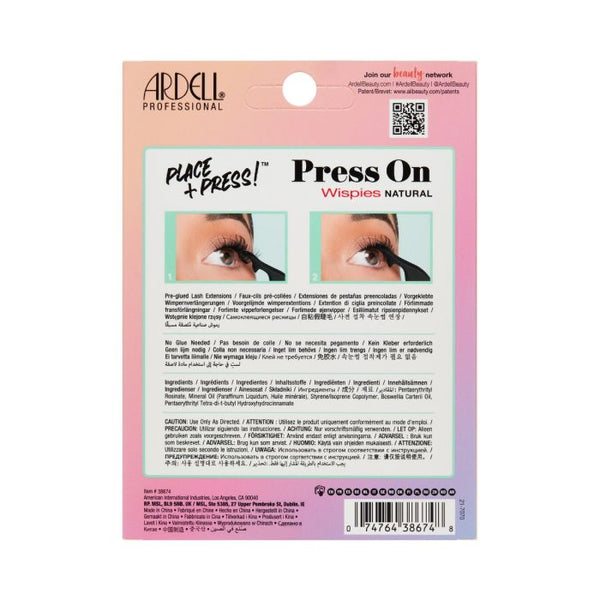 Ardell Press On Underlash Extensions Wispies Natural 30 Ct
