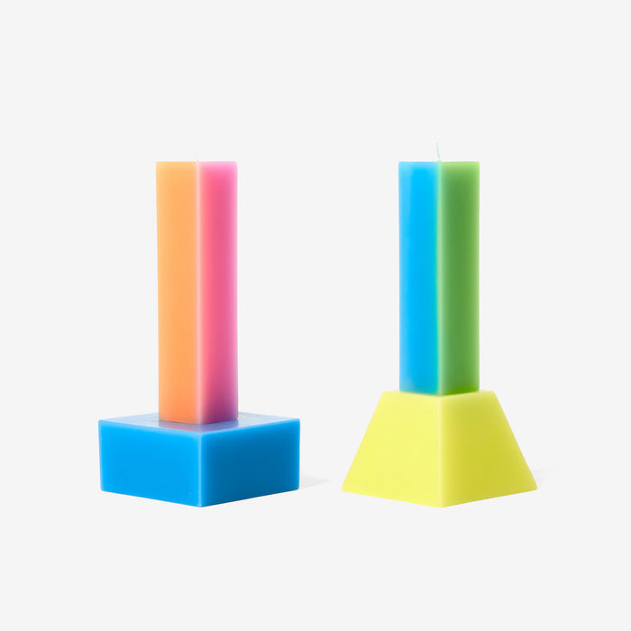 Areaware Yinka Ilori Happiness Pillar Candle