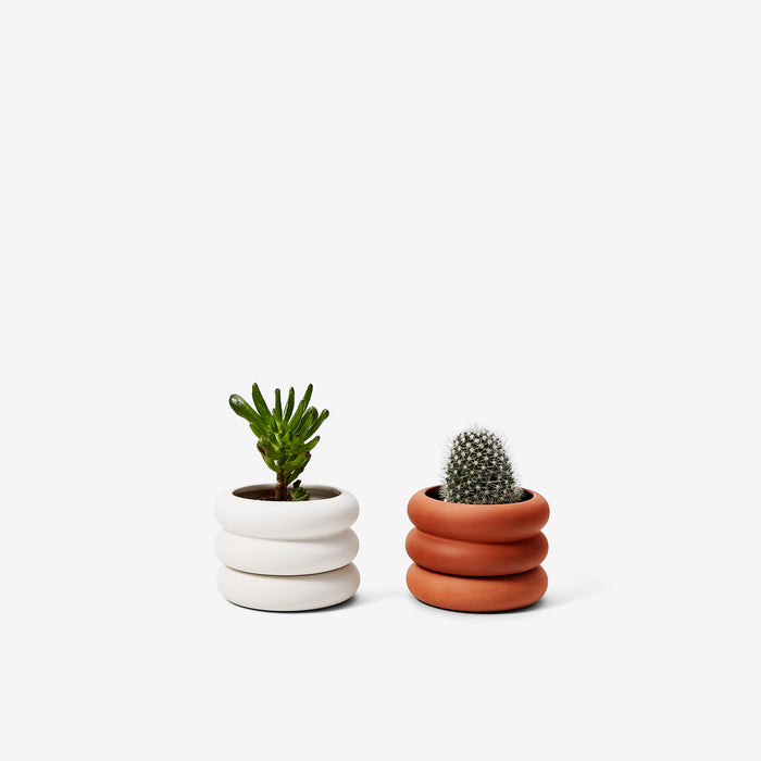 Areaware Chen Chen And Kai Williams Stacking Planter Mini - Short
