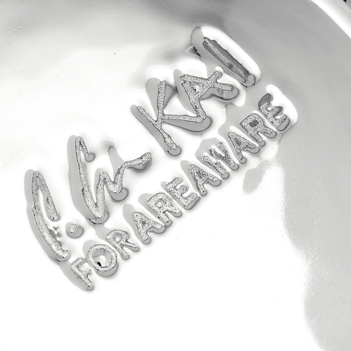 Areaware Chen Chen And Kai Williams Stacking Planter - Tall Chrome