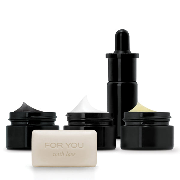argentum 5-step travel-size skincare kit