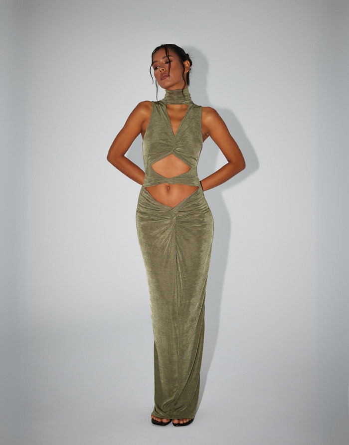 Aria Cove CHARLISE KHAKI Dresses