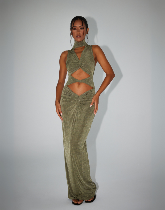 aria cove CHARLISE KHAKI Dresses