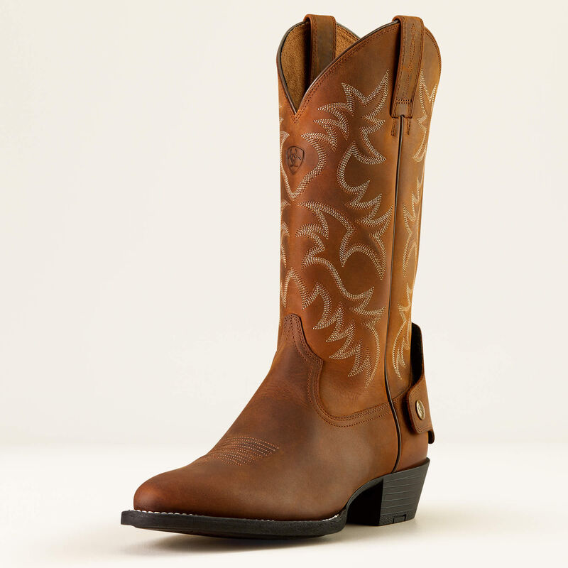 ariat Heritage R Toe EZ Zip Western Boot