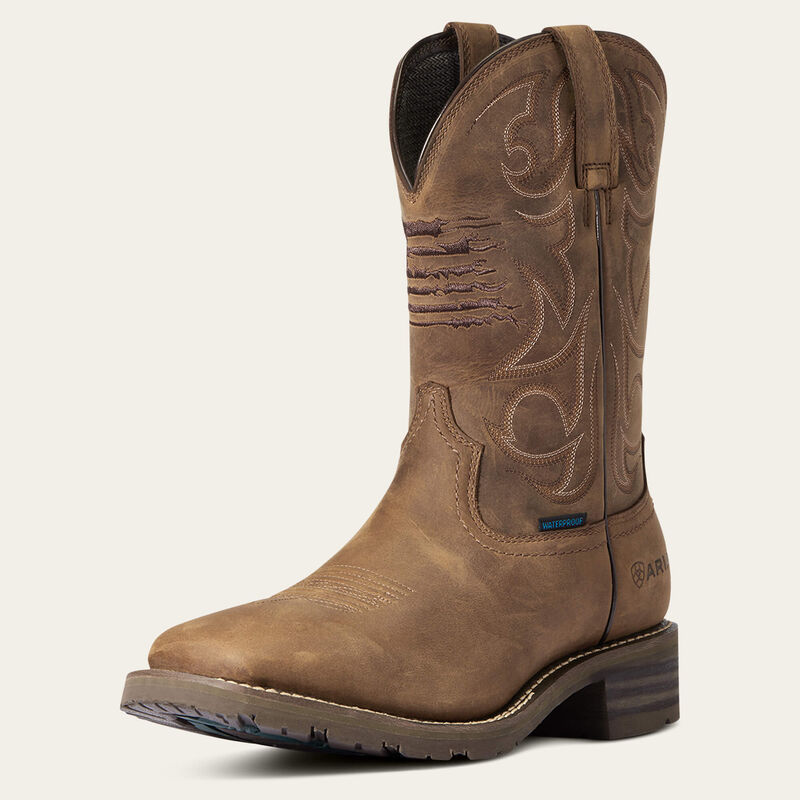 ariat Hybrid Patriot Waterproof Western Boot