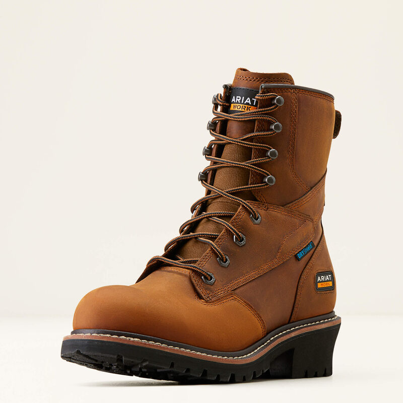 ariat Logger Shock Shield Waterproof Work Boot