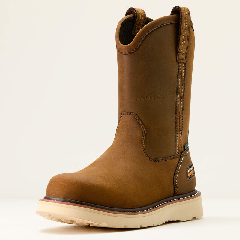ariat Rebar Wedge Pull-On Waterproof Work Boot