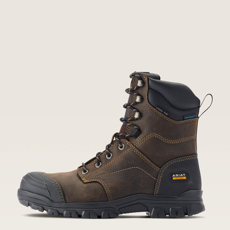 Ariat Treadfast 8" Waterproof Steel Toe Work Boot