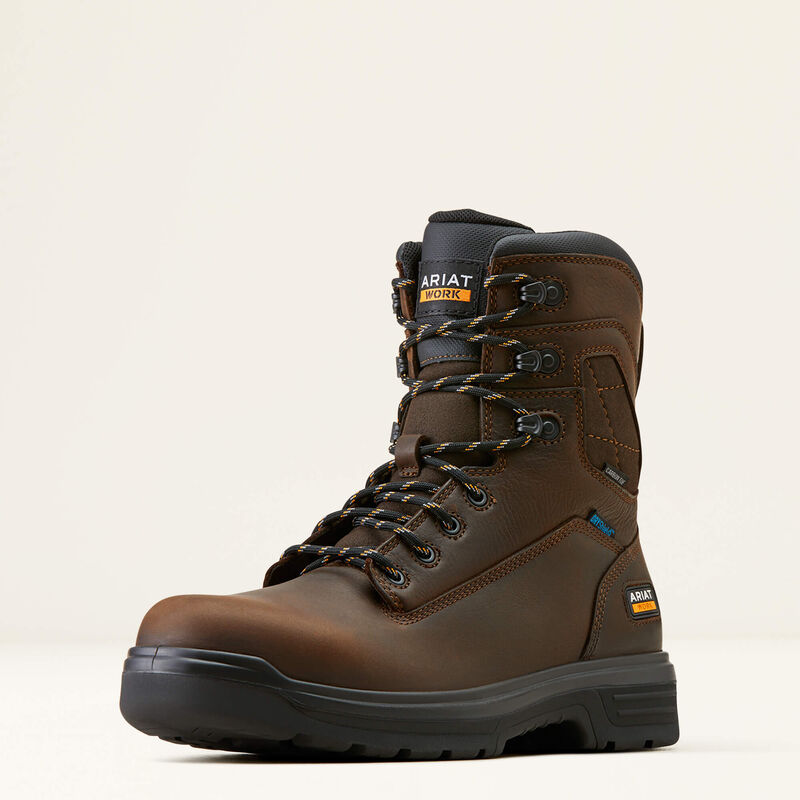 ariat Turbo 8" Waterproof Carbon Toe Work Boot