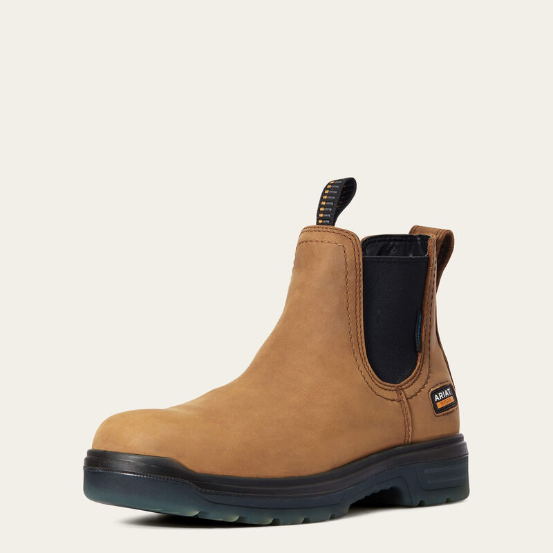 ariat Turbo Chelsea Waterproof Work Boot