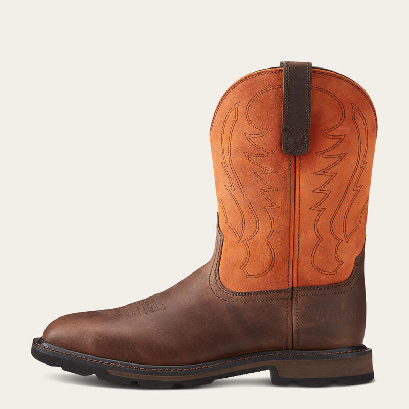 Ariat Groundbreaker Wide Square Toe Steel Toe Work Boot