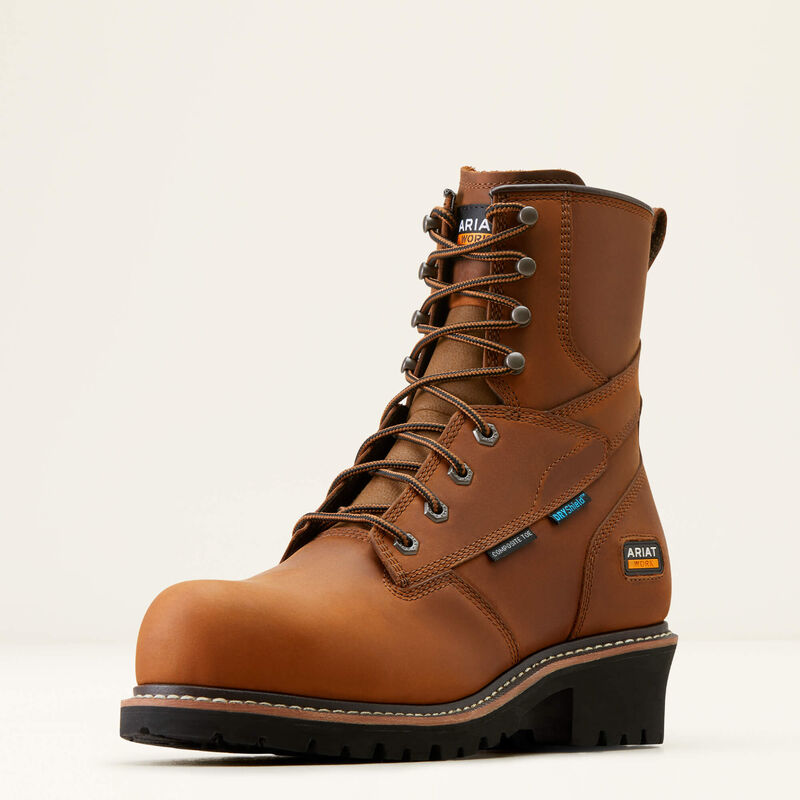 ariat Logger Shock Shield Waterproof Composite Toe Work Boot